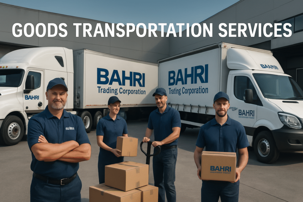 Professional goods and cargo transportation services across Pakistan by Bahri Trading Corporation
