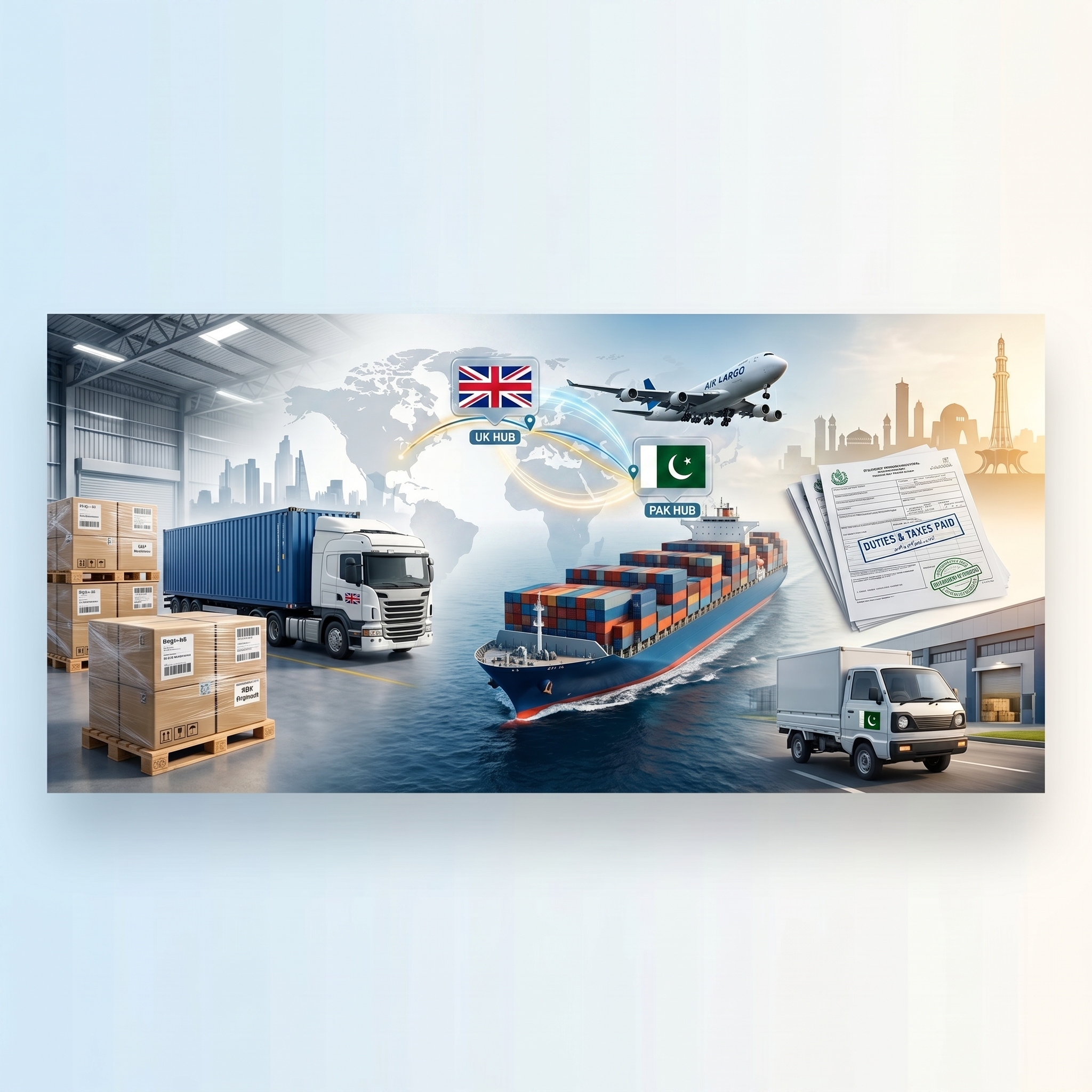 UAE to Pakistan DDP Shipping